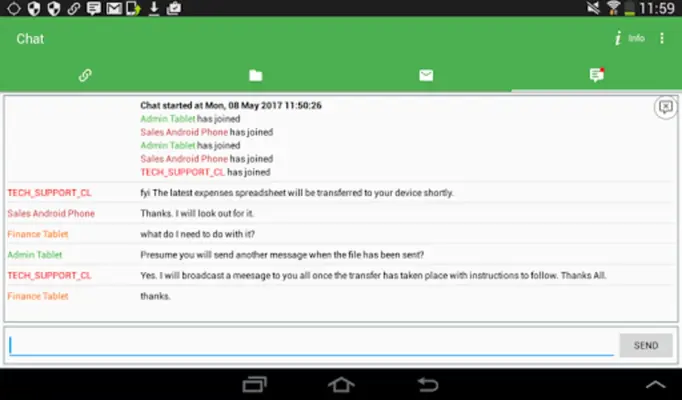 NetSupport Client android App screenshot 2